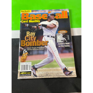 Beckett Baseball Magazine Monthly Price Guide Barry Bonds September 2001